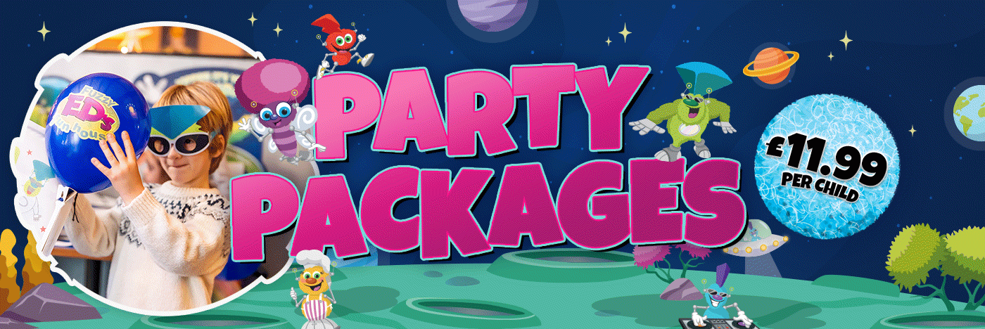 Party Packages at Fuzzy Ed's