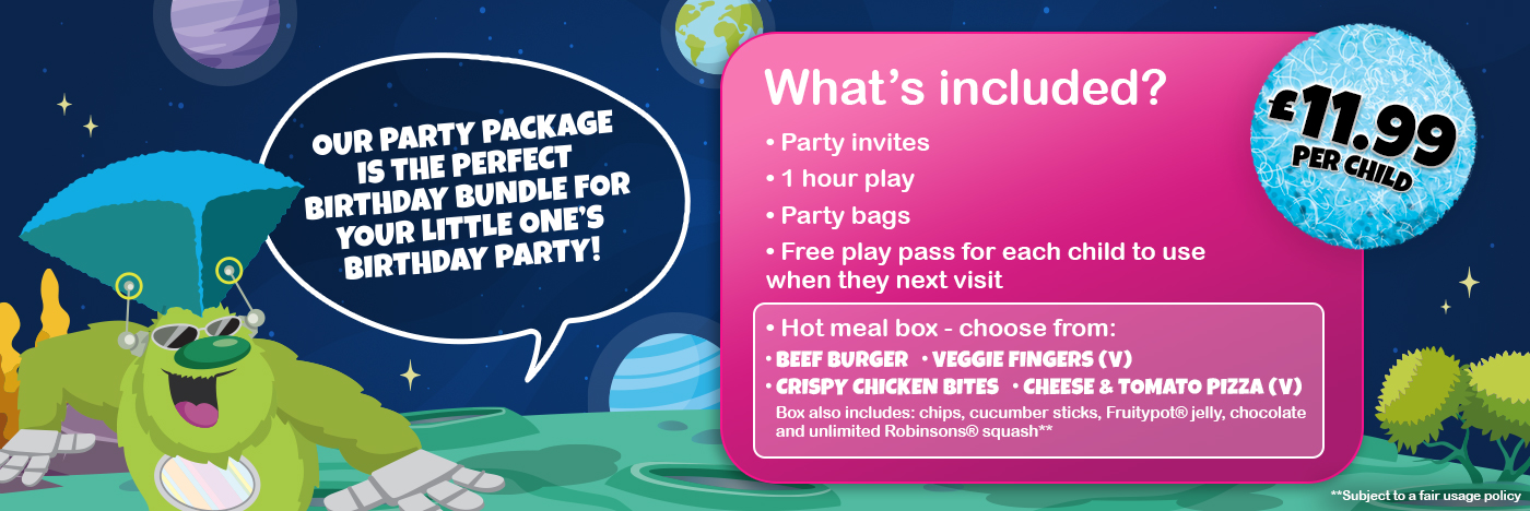Party Packages at Fuzzy Ed's