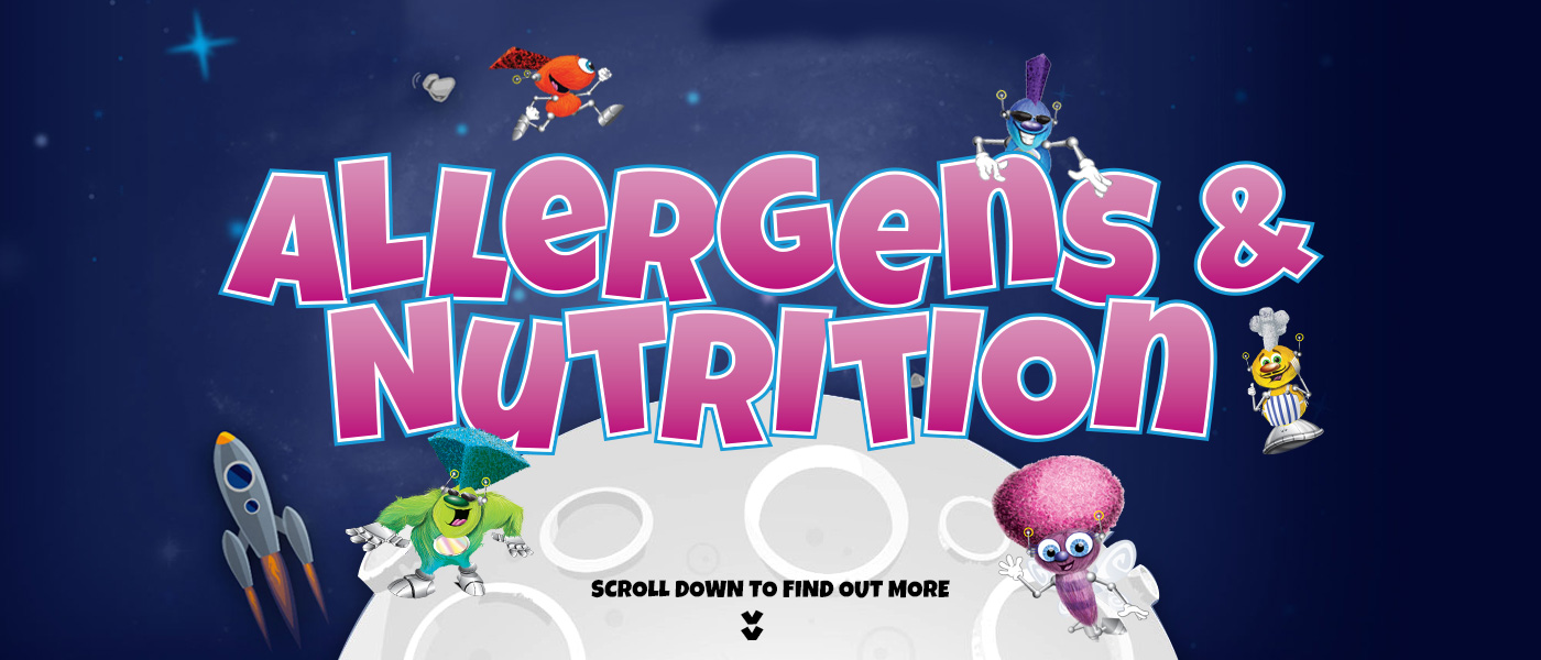 Allergens and nutrition at Fuzzy Ed's